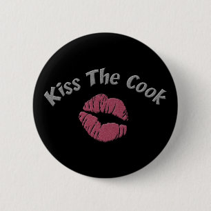Badge Rond 5 Cm Kiss the cook