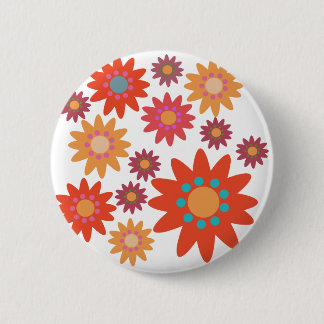 Badge Rond 5 Cm Kit Florido : Botão de Convidados 3