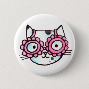 Badge Rond 5 Cm Kitteh