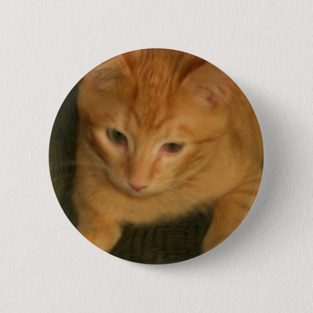 Badge Rond 5 Cm Kitty Button (Devant)
