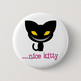 Badge Rond 5 Cm Kitty gentil - bouton