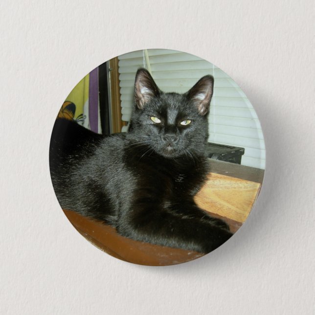 Badge Rond 5 Cm Kitty impérial (Devant)