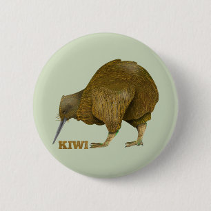 Badge Rond 5 Cm Kiwi