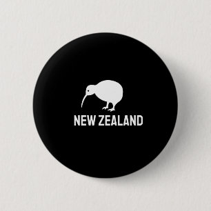 Badge Rond 5 Cm Kiwi néo-zélandais
