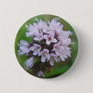 Badge Rond 5 Cm Kleine lila Blüten