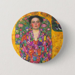Badge Rond 5 Cm Klimt Portrait d'Eugenia Primavesi