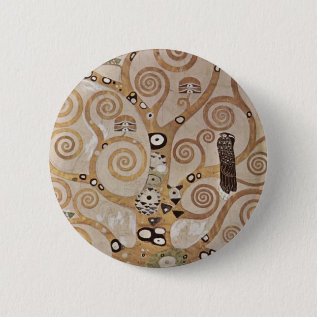 Badge Rond 5 Cm Klimt - Stocletfries (Devant)