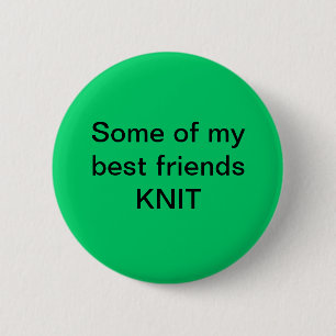Badge Rond 5 Cm Knit de meilleurs amis
