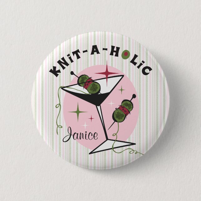 Badge Rond 5 Cm Knit-Un-Holic (Devant)