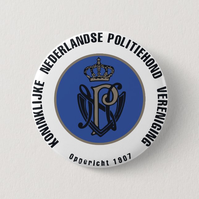 BADGE ROND 5 CM KNPV (Devant)