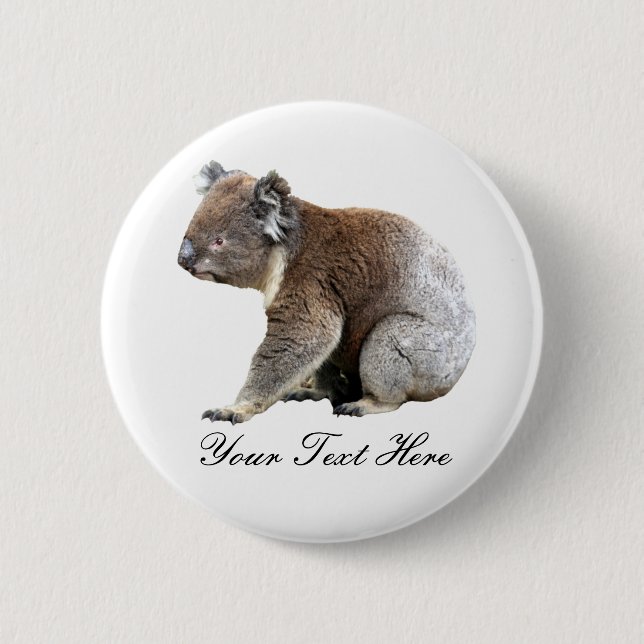 Badge Rond 5 Cm Koala (Devant)