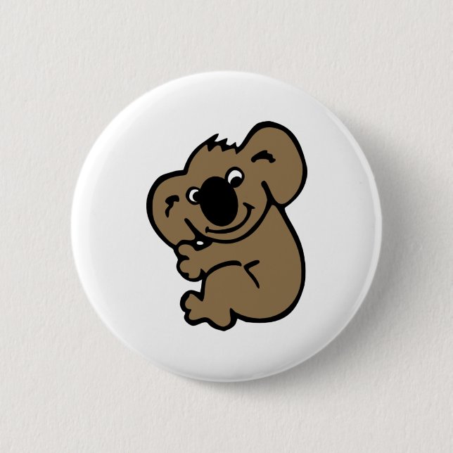 Badge Rond 5 Cm Koala (Devant)
