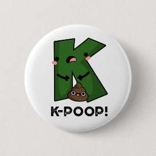 Badge Rond 5 Cm Kobop Funny K-pop Poo Pun
