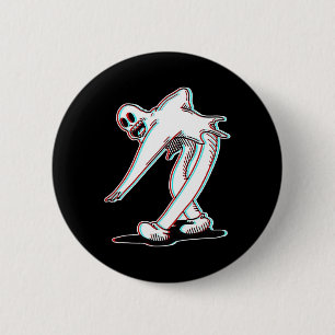 Badge Rond 5 Cm Koko The Clown Ghost Glitch Dancing