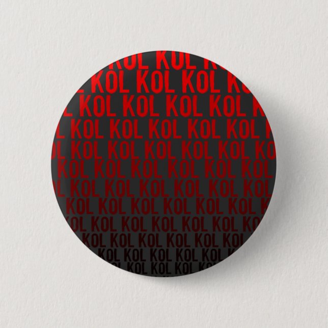 BADGE ROND 5 CM KOL, KOL, KOL, KOL, KOL, KOL, KOL, KOL, KOL, KOL (Devant)