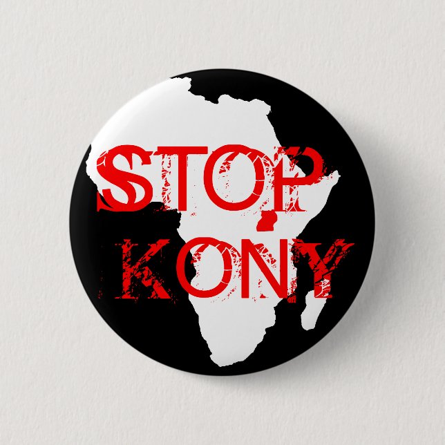 Badge Rond 5 Cm Kony 2012 (Devant)