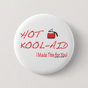 Badge Rond 5 Cm Kool-Aide chaude Julian Smith