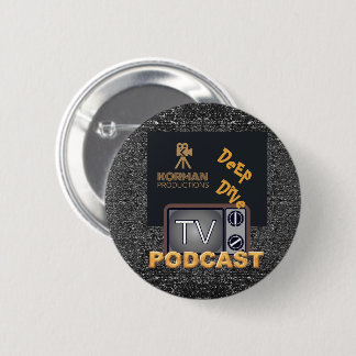 Badge Rond 5 Cm Korman Productions Deep Dive TV Podcast