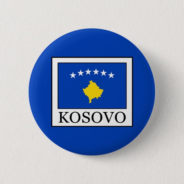 Badge Rond 5 Cm Kosovo (Devant)