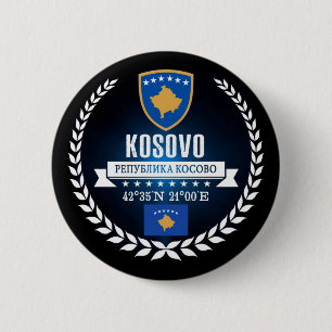 Badge Rond 5 Cm Kosovo