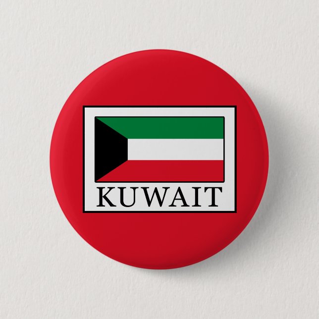 Badge Rond 5 Cm Koweït (Devant)