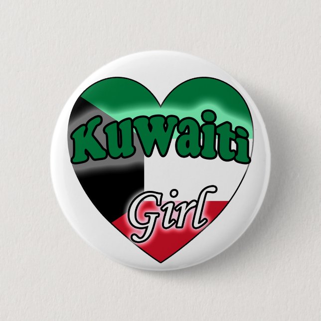 Badge Rond 5 Cm Koweïtienne (Devant)