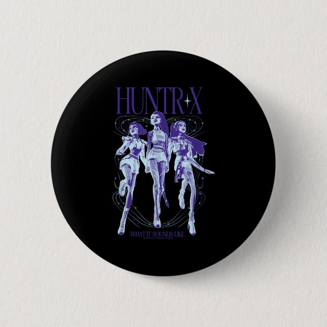 Badge Rond 5 Cm Kp Demon Hunters Halloween Huntrix What It Sounds  (Devant)