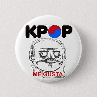 Badge Rond 5 Cm KPop Me gusta Meme, i like