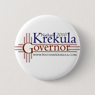 Badge Rond 5 Cm Krekula pour le gouverneur