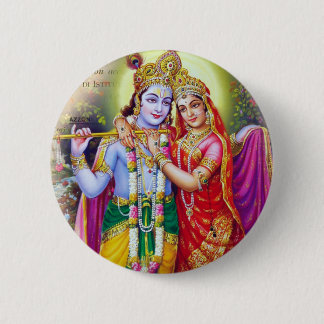 Badge Rond 5 Cm Krishna