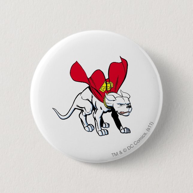 Badge Rond 5 Cm Krypto Growls (Devant)