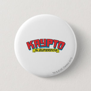 Badge Rond 5 Cm Krypto, le super-chien