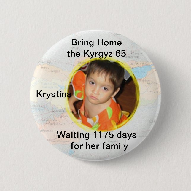 Badge Rond 5 Cm Krystina (Devant)
