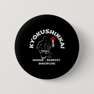 Badge Rond 5 Cm Kyokushin Karate1