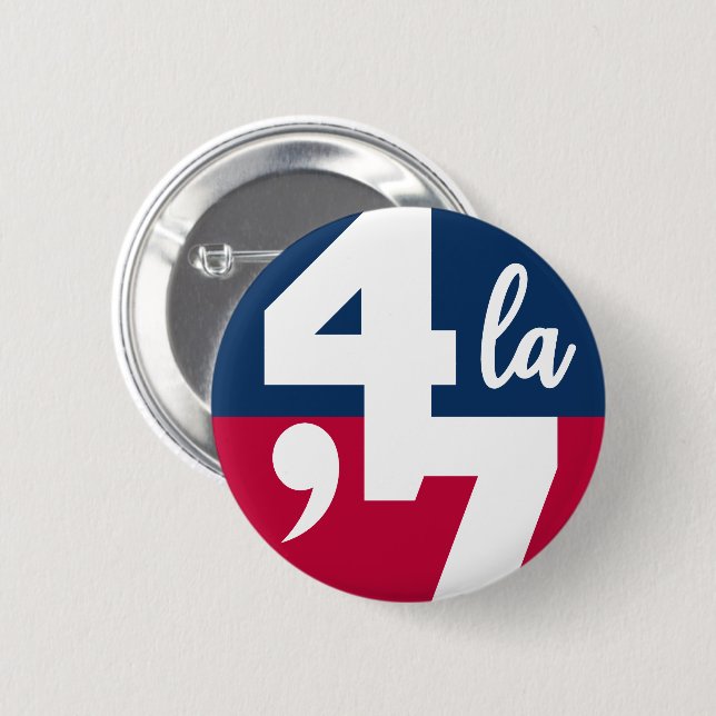 Badge Rond 5 Cm La 47ème femme présidente des Etats-Unis 2024 (Devant & derrière)