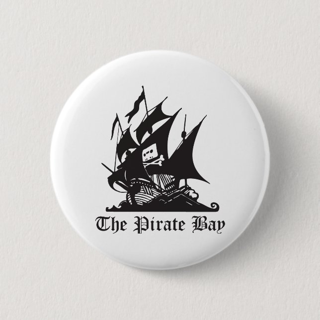 Badge Rond 5 Cm La baie de pirate (Devant)