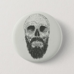 Badge Rond 5 Cm La barbe n'est pas morte