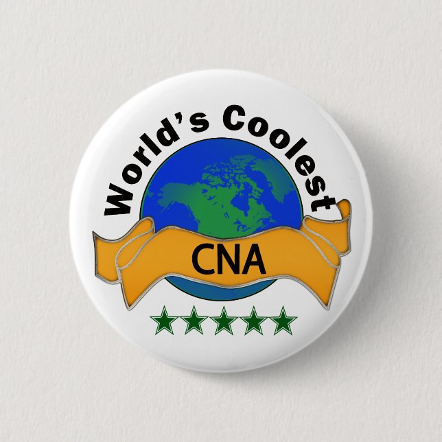 Badge Rond 5 Cm La BOÎTE la plus fraîche du monde (Devant)