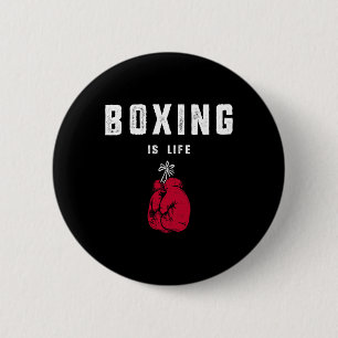 Badge Rond 5 Cm La boxe, c'est la vie