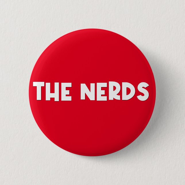 Badge Rond 5 Cm La broche Nerds (Devant)