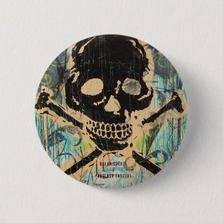 Badge Rond 5 Cm La Calavera