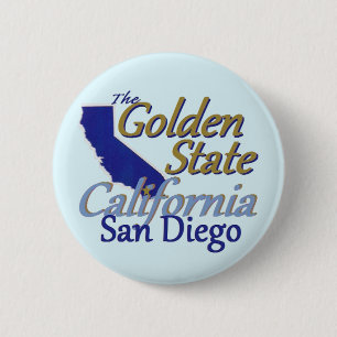 BADGE ROND 5 CM LA CALIFORNIE