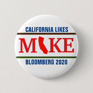 Badge Rond 5 Cm La Californie comme Mike