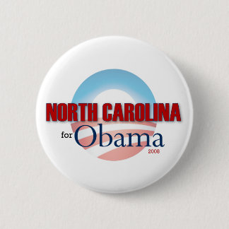 Badge Rond 5 Cm La CAROLINE DU NORD pour Obama