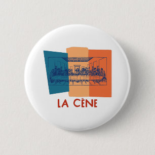 Badge Rond 5 Cm La Cène - La Dernière Cène