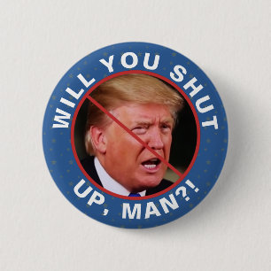 Badge Rond 5 Cm La citation anti-Donald Trump Biden va-t-elle ferm