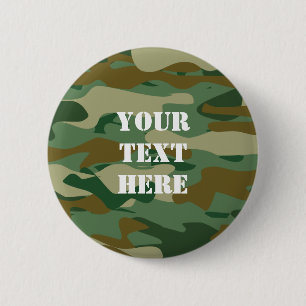 Badge Rond 5 Cm La conception de motif de couleur de camouflage