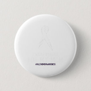 Badge Rond 5 Cm La conscience de Heimerheimer Je porte du violet p