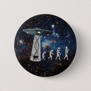 Badge Rond 5 Cm La conspiration d'évolution