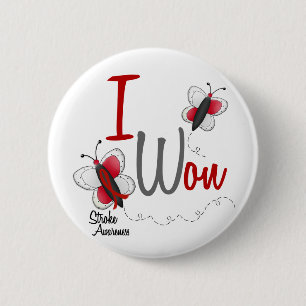 Badge Rond 5 Cm La course I a gagné la SÉRIE 2 de PAPILLON